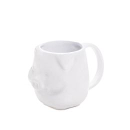 White Piggy Mug