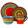 Gibson Pueblo Springs 16 pc Dinnerware Set