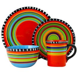 Gibson Pueblo Springs 16 pc Dinnerware Set