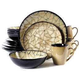 Gibson Elite Zambezi 16-Piece Dinnerware Set