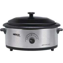 Nesco(R) 4816-25-30 6-Quart Nonstick Roaster Oven (Stainless Steel)