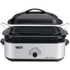 Nesco(R) 4818-47 18-Quart Porcelain Roaster Oven (Silver)