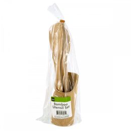 Bamboo Utensil Set With Container OL512