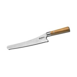 Boker Damascus Olive V Bread Knife