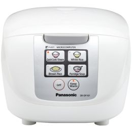 Panasonic(R) SR-DF101 Fuzzy Logic Rice Cooker (5-Cup)