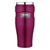 Thermos Stainless Kingâ„¢ Vacuum Insulated Travel Tumbler - 16 oz. - Stainless Steel/Raspberry