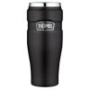 Thermos Stainless Kingâ„¢ Vacuum Insulated Travel Tumbler - 16 oz. - Stainless Steel/Matte Black