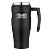 Thermos Stainless Kingâ„¢ Vacuum Insulated Travel Mug - 16 oz. - Stainless Steel/Matte Black