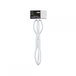 Deluxe Serving Tongs, White HW033