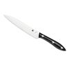 Spyderco Cooks Knife 5.75 in Plain Black Corian Handle